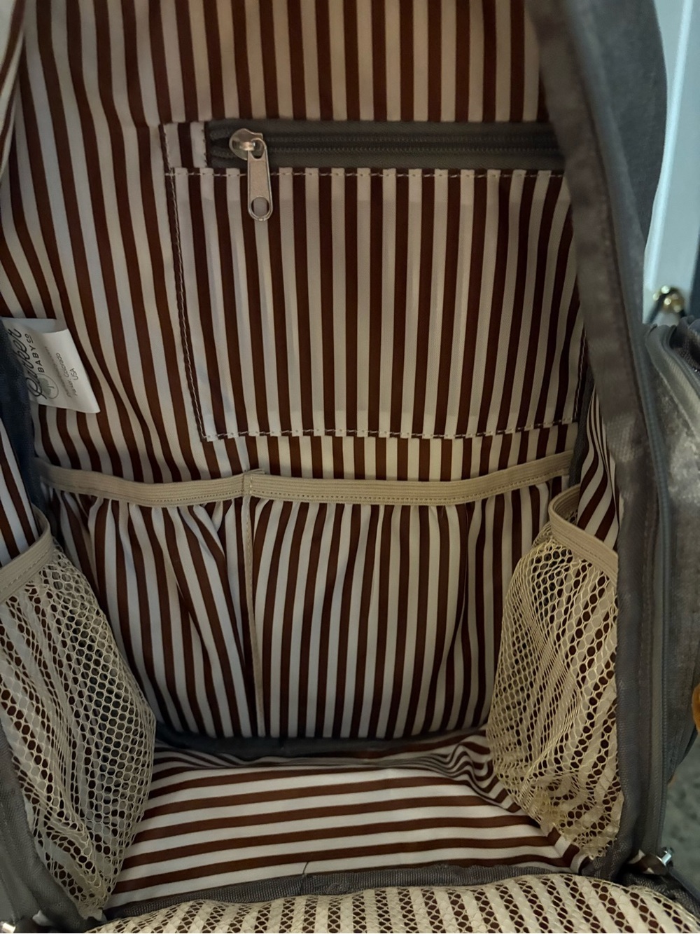 Parker Baby birch bag mini diaper backpack - never used! - Picture 8 of 9